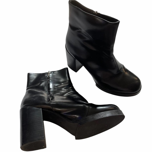 Cheap Monday Platform Heeled Boots - Picture 2 of 9